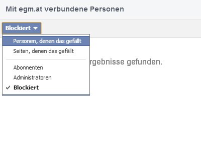 Blockiert -> Personen denen das gefällt